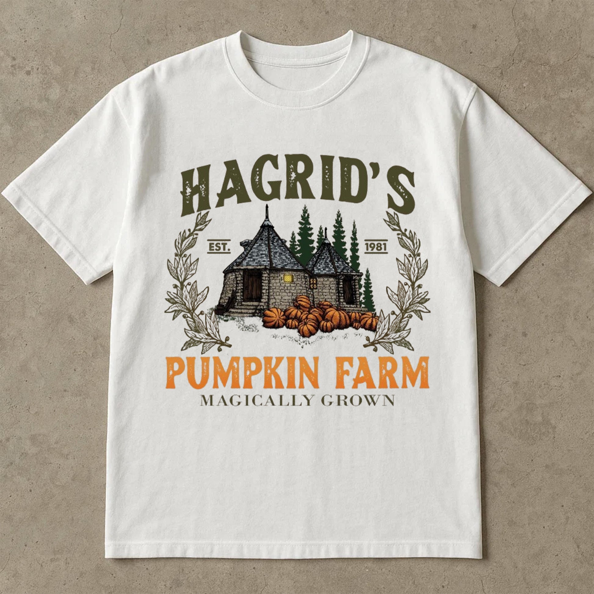 Hagrid's Pumpkin Patch T-shirt, Halloween Tee Shirts, Hagdrid's Pumpkin Farm Shirt, Spooky Season, Pumpkin Thanksgiving T-shirt