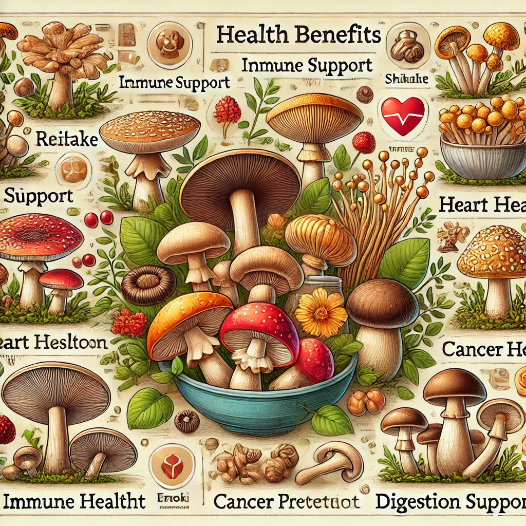 Common Mushroom Types and Their Benefits