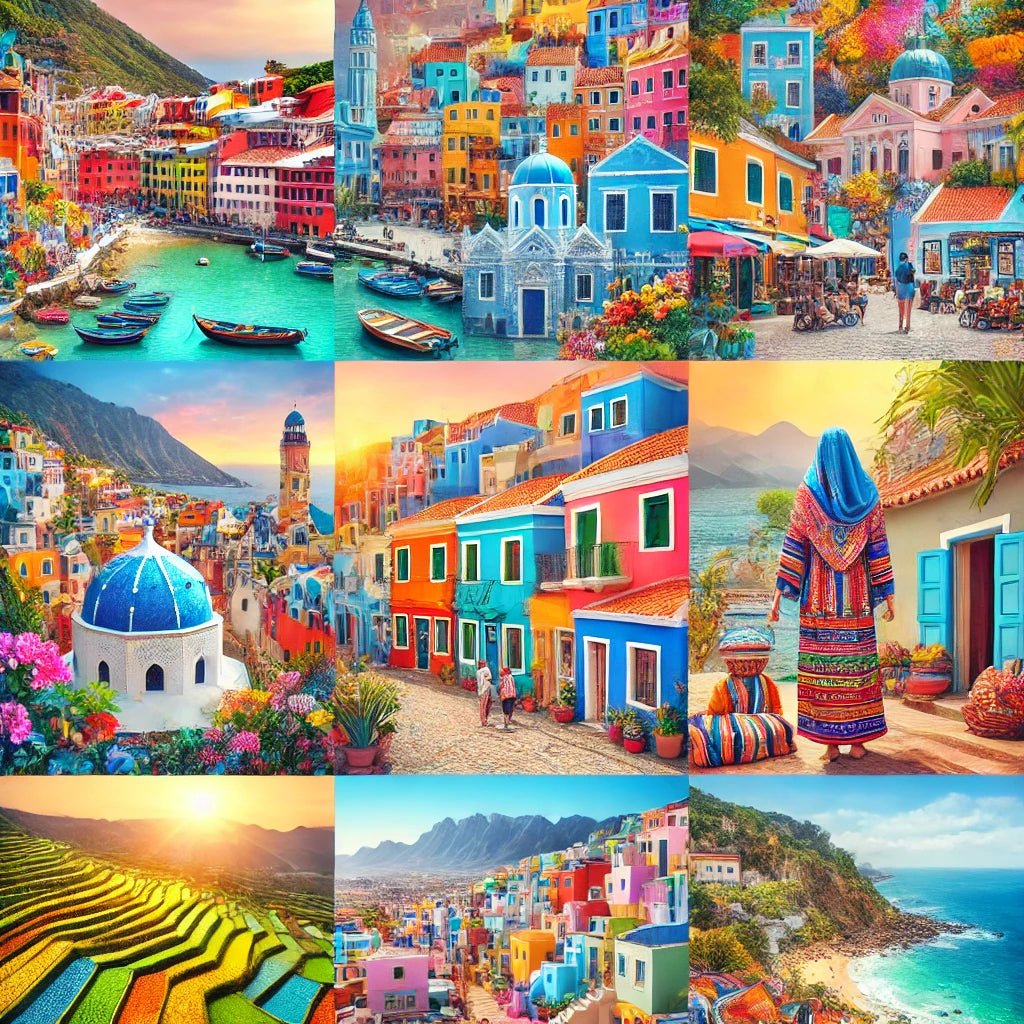 Colorful Travel Destinations Around the World: A Paradise of Colors