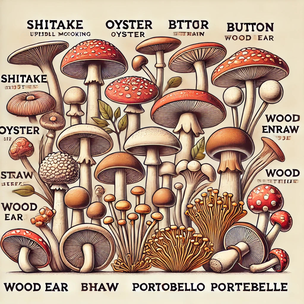 Popular Types of Mushrooms Used in Cooking