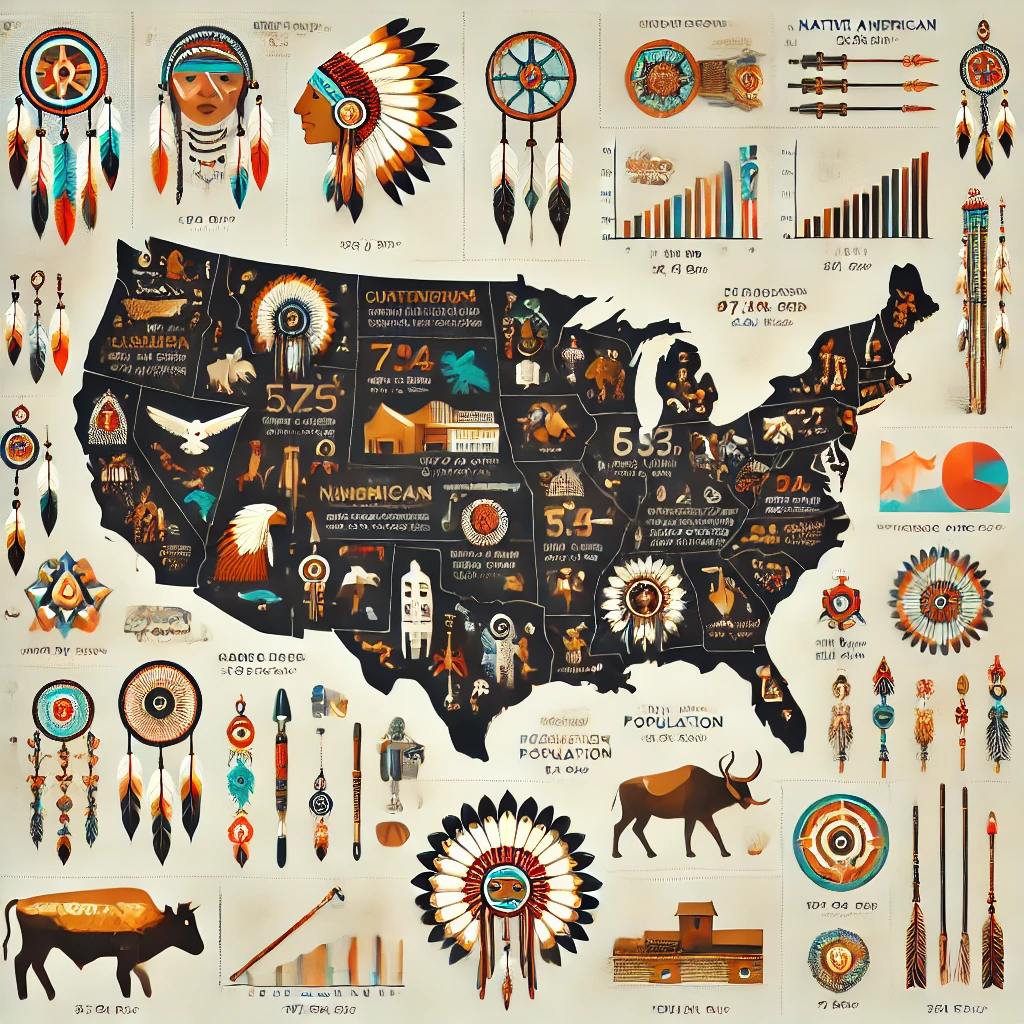 Detailed information about Native American tribes and current populations