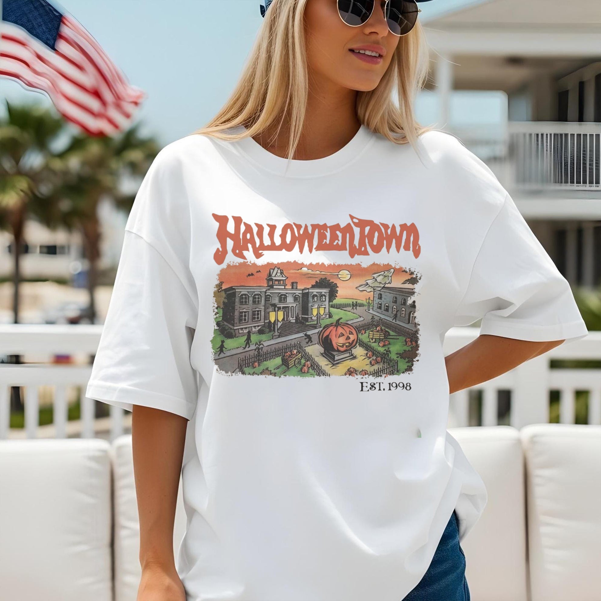 Halloweentown Est 1998 Shirt, Halloweentown Costumes Ideas, Retro Halloweentown Tee shirts, Fall shirt