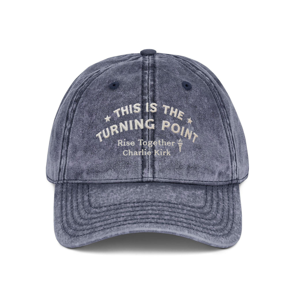 Embroidered This is Turning Point Rise Together Washed Cap, Washed CapFreedom Cap, Politics, Rest in Peace, Embroidered Hat, Patriotic Hat, A True Patriot (Copy)