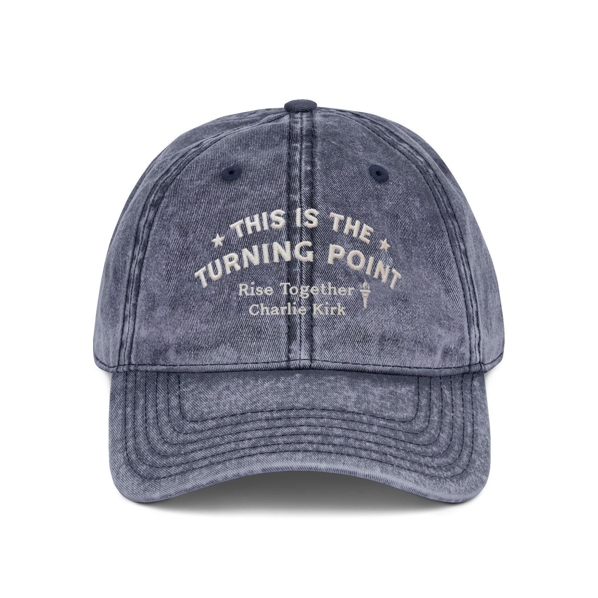 Embroidered This is Turning Point Rise Together Washed Cap, Washed CapFreedom Cap, Politics, Rest in Peace, Embroidered Hat, Patriotic Hat, A True Patriot (Copy)
