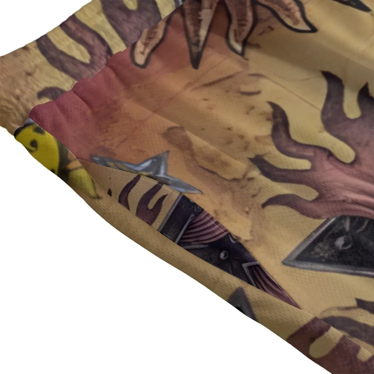 Mystic Eye Mandala Men’s Shorts, Sacred Geometry Festival Shorts, Esoteric Visionary Art Streetwear, Spiritual Summer Clothing