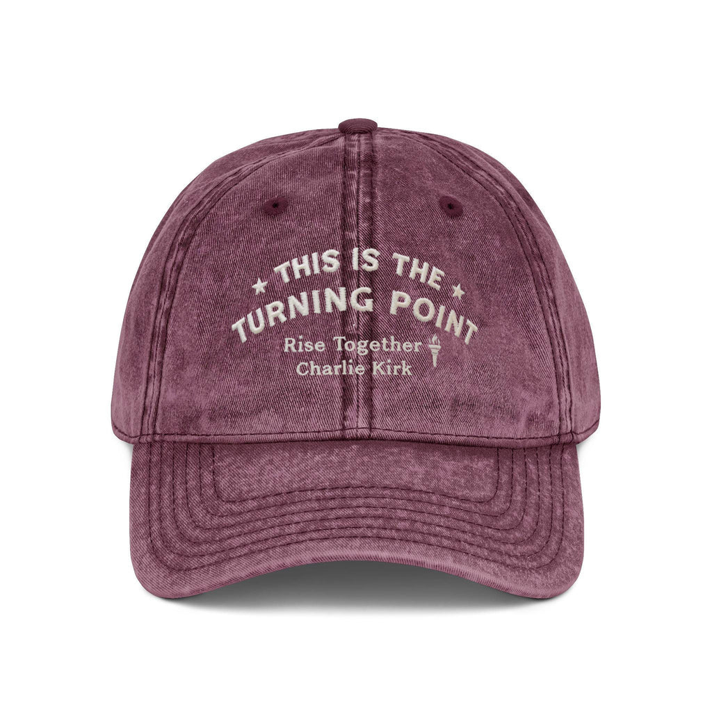 Embroidered This is Turning Point Rise Together Washed Cap, Washed CapFreedom Cap, Politics, Rest in Peace, Embroidered Hat, Patriotic Hat, A True Patriot (Copy)