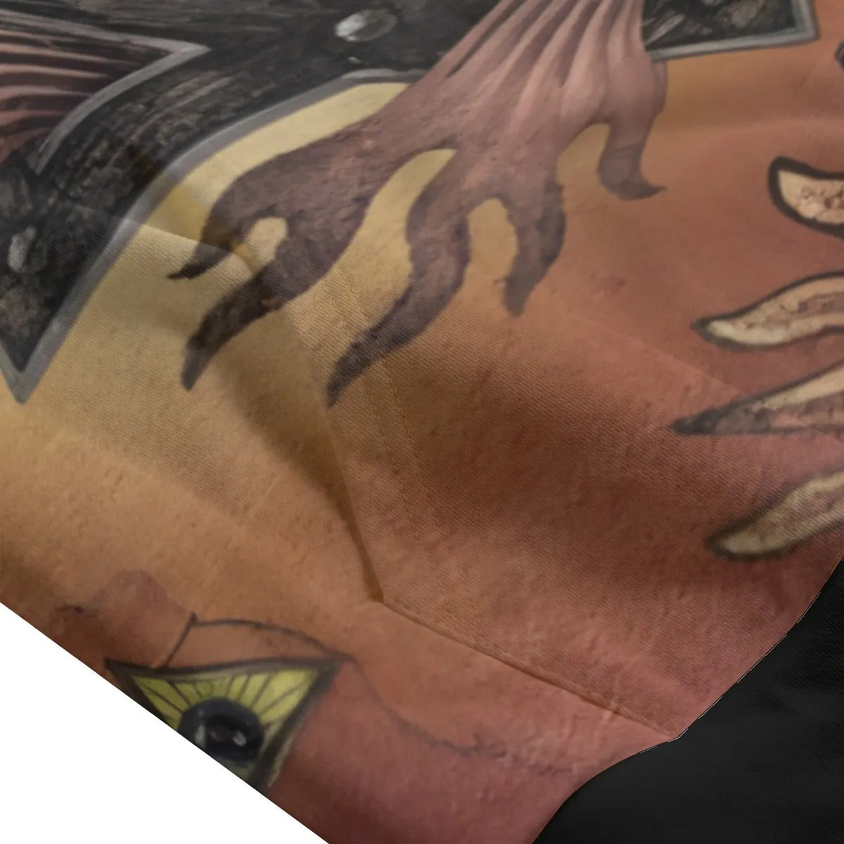 Mystic Eye Mandala Sleeveless Hoodie, Sacred Geometry Pullover Tank Hoodie, Visionary Art Festival Streetwear, Esoteric Spiritual Gym Top