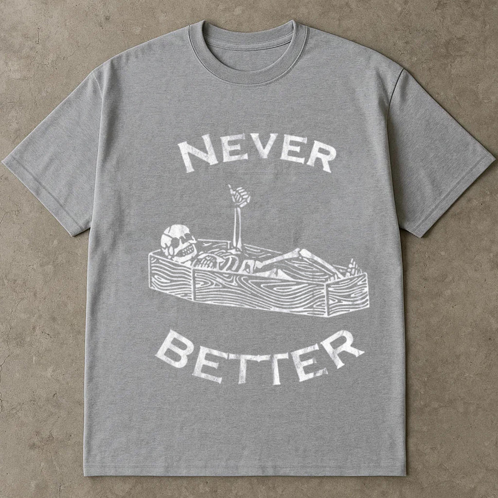 Retro Halloween T-shirt, Never Better Shirt, Vintage Halloween Tee Shirt, Witch Shirt, Retro Fall Shirt, Fall Shirt
