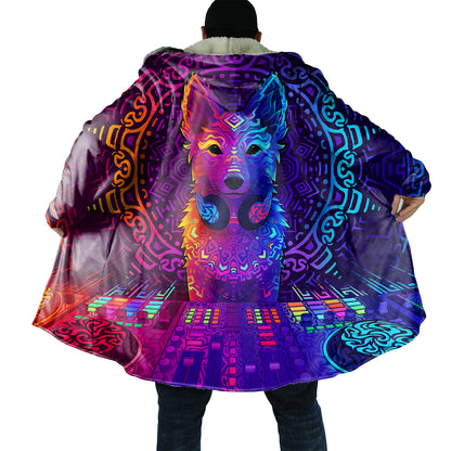 Mandala Cloak, Cloak With Hood, Astrology Cape