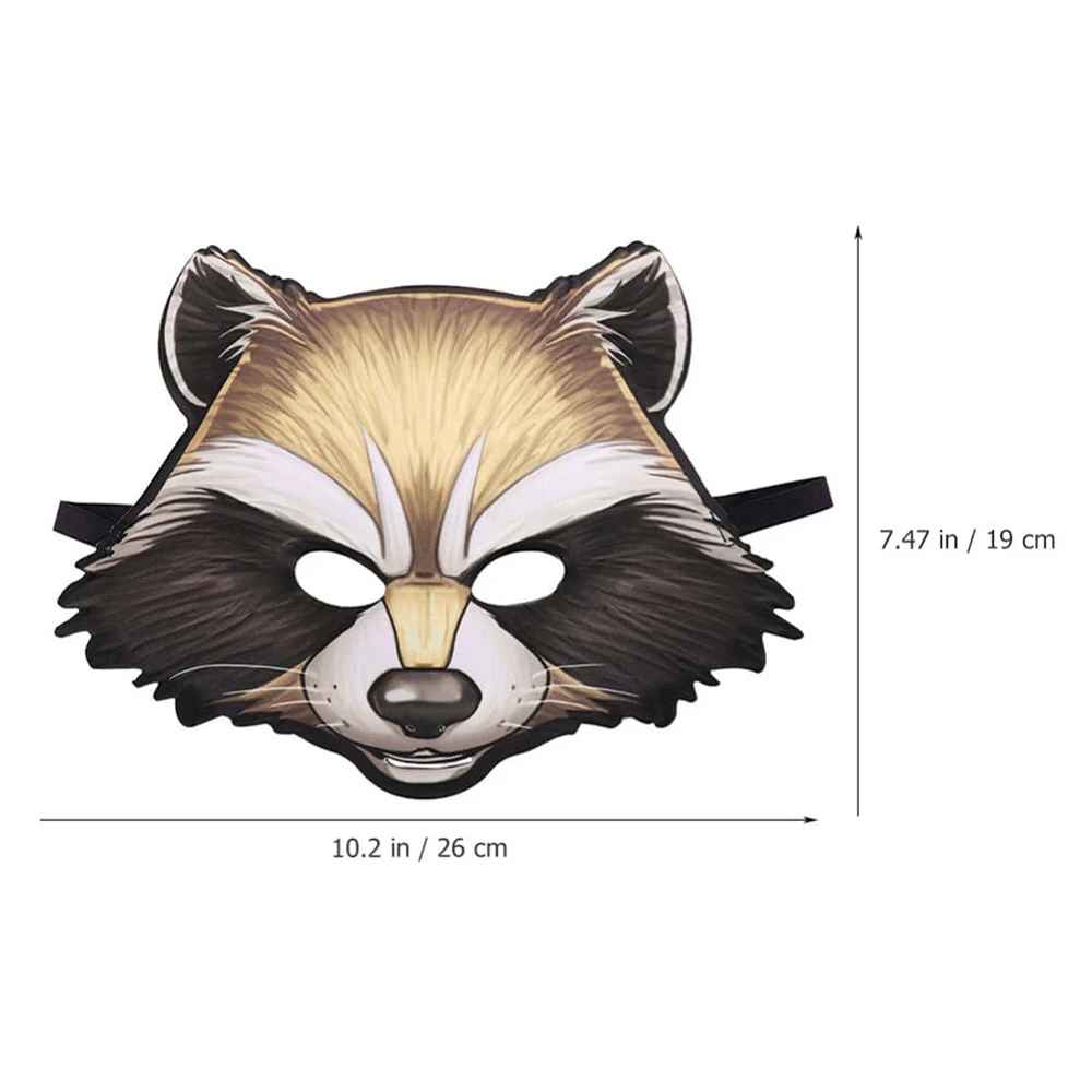 Animal Mask, Scary Mask, 3D Realistic Half Face Mask, Halloween Decorations, Birthday Party, Game Cosplay Costume Accessories