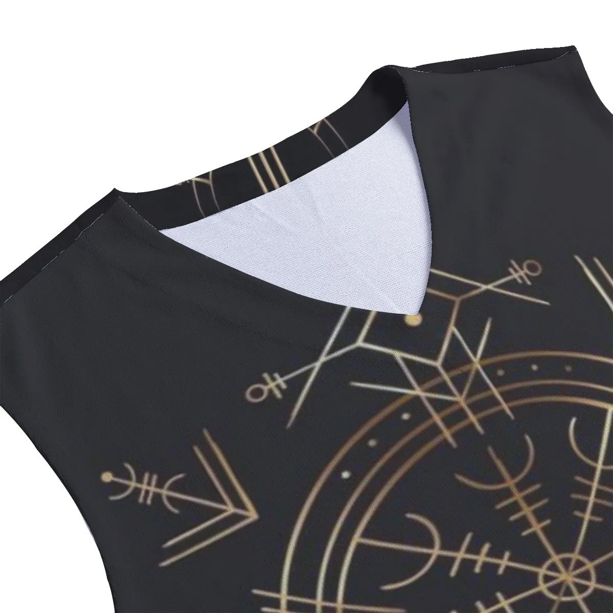Viking Vegvisir Mysticism Tank Top, Norse Compass Rune Shirt, Nordic Viking Spiritual Vest, Viking Sigil Workout Top, Sacred Geometry Tank