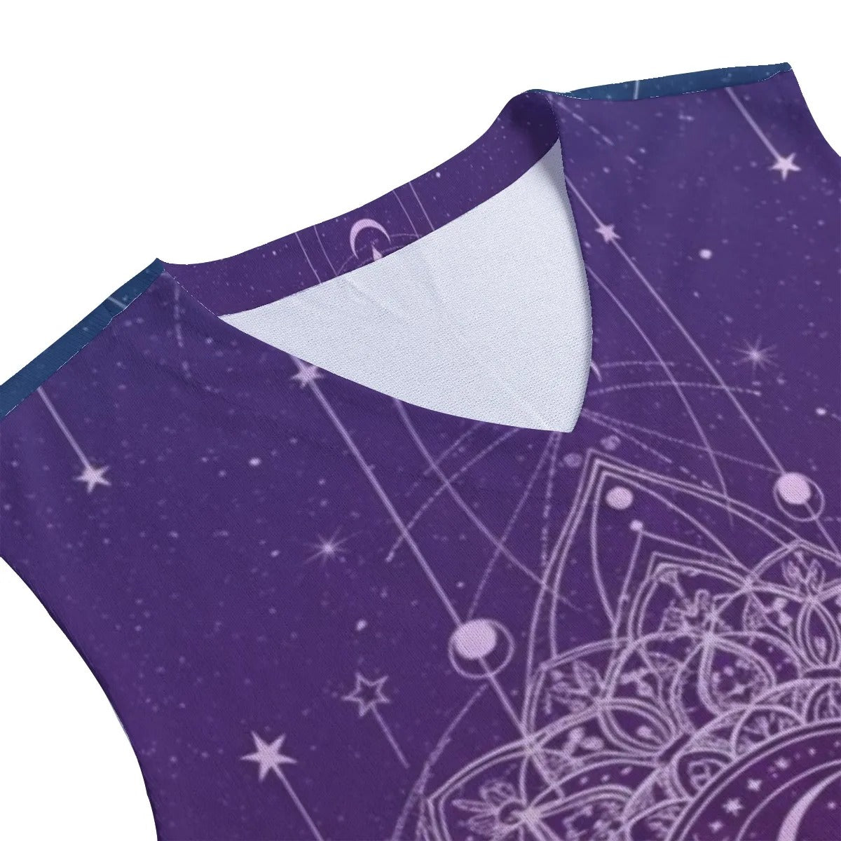 Mystic Lunar Mandala Tank Top, Moon Phase Spiritual Shirt, Celestial Lotus Sleeveless Top, Sacred Geometry Cosmic Wear, Boho Mystic Style