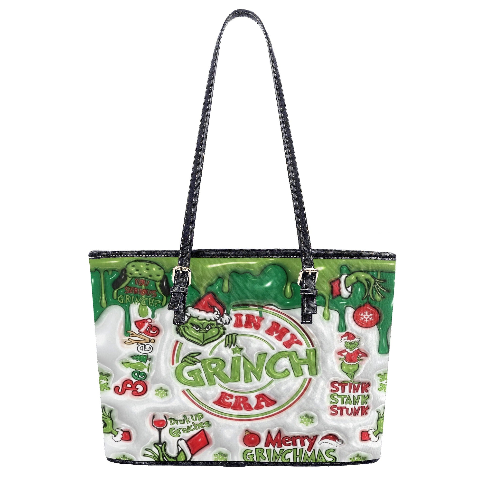 Holiday Era Handbag, Festive Christmas HandBag, Funny Party Purse, Trendy Winter Shoulder Bag Gift