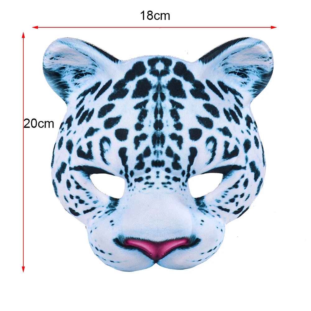 Animal Mask, Scary Mask, 3D Realistic Half Face Mask, Halloween Decorations, Birthday Party, Game Cosplay Costume Accessories