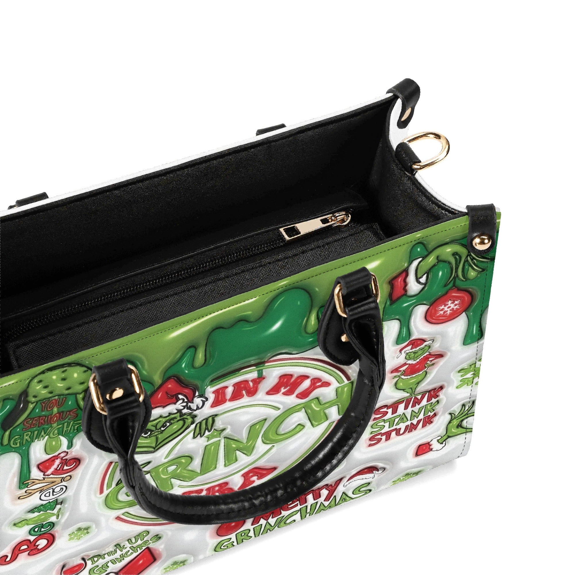 Holiday Era Handbag, Festive Christmas HandBag, Funny Party Purse, Trendy Winter Shoulder Bag Gift