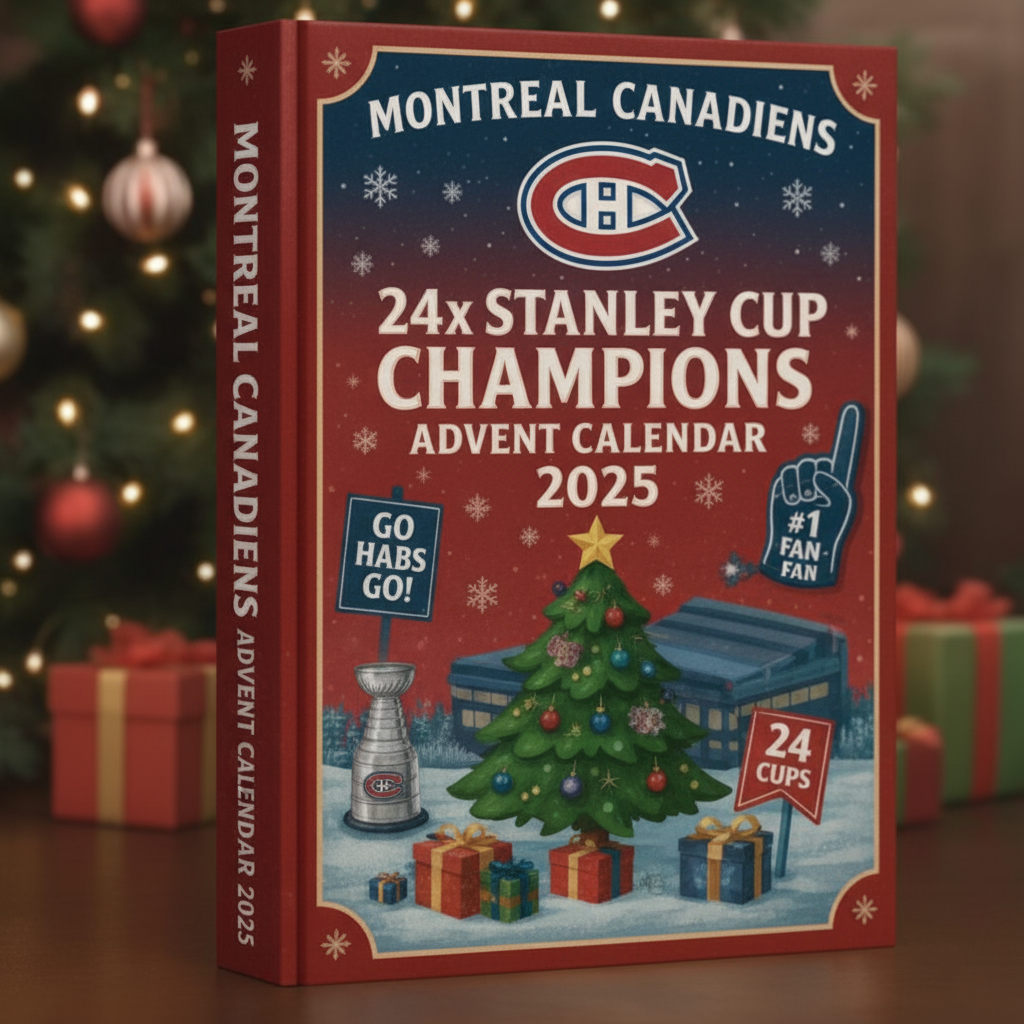 Montreal Canadiens Advent Calendar 2025, NHL Christmas Gift, Hockey Fan Collectible, 24 Mini Figures, Habs Holiday Decor