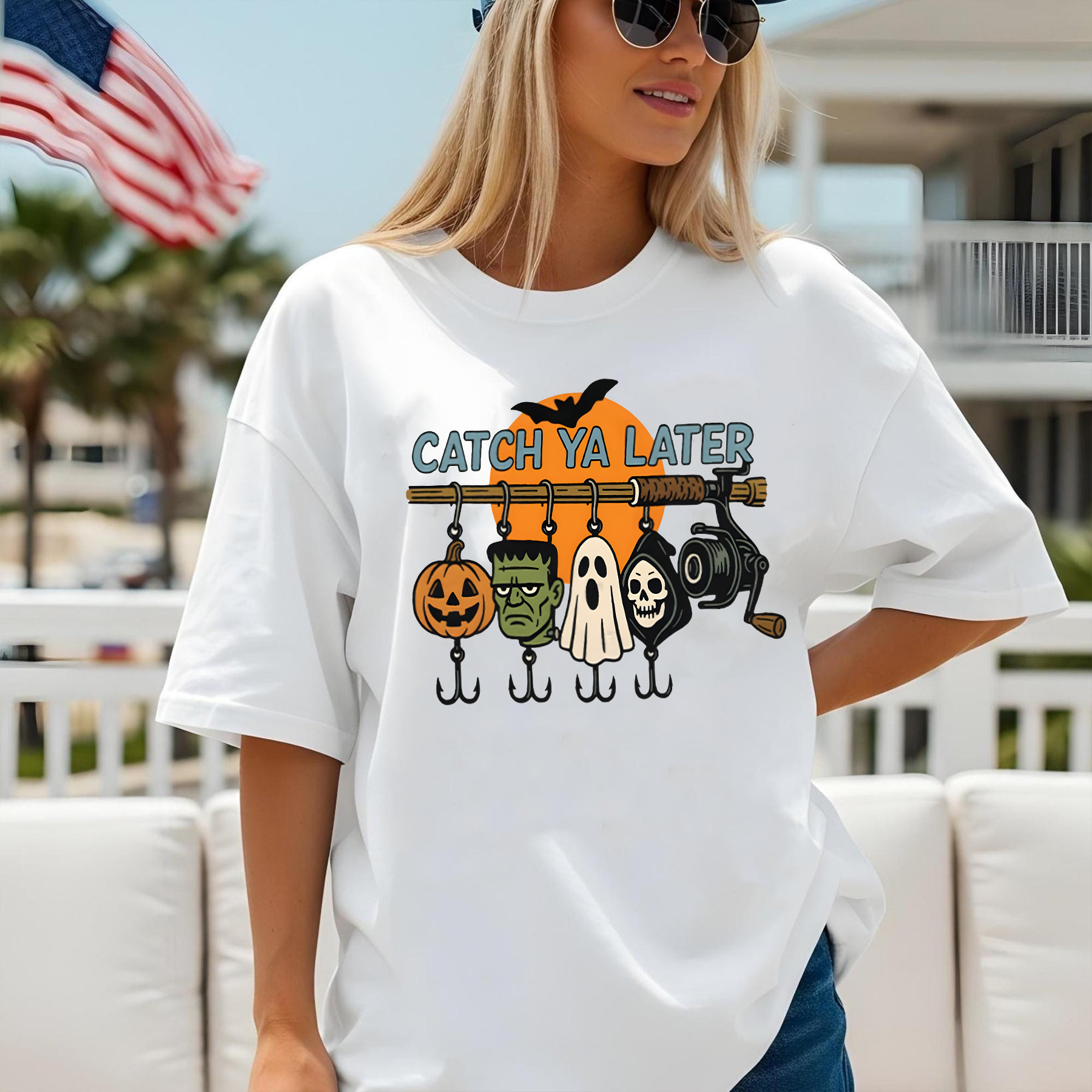 Retro Halloween Shirt, Halloween Sublimation Shirt, Spooky Vibes, Scary Movie, Trendy Halloween Graphic For Shirts