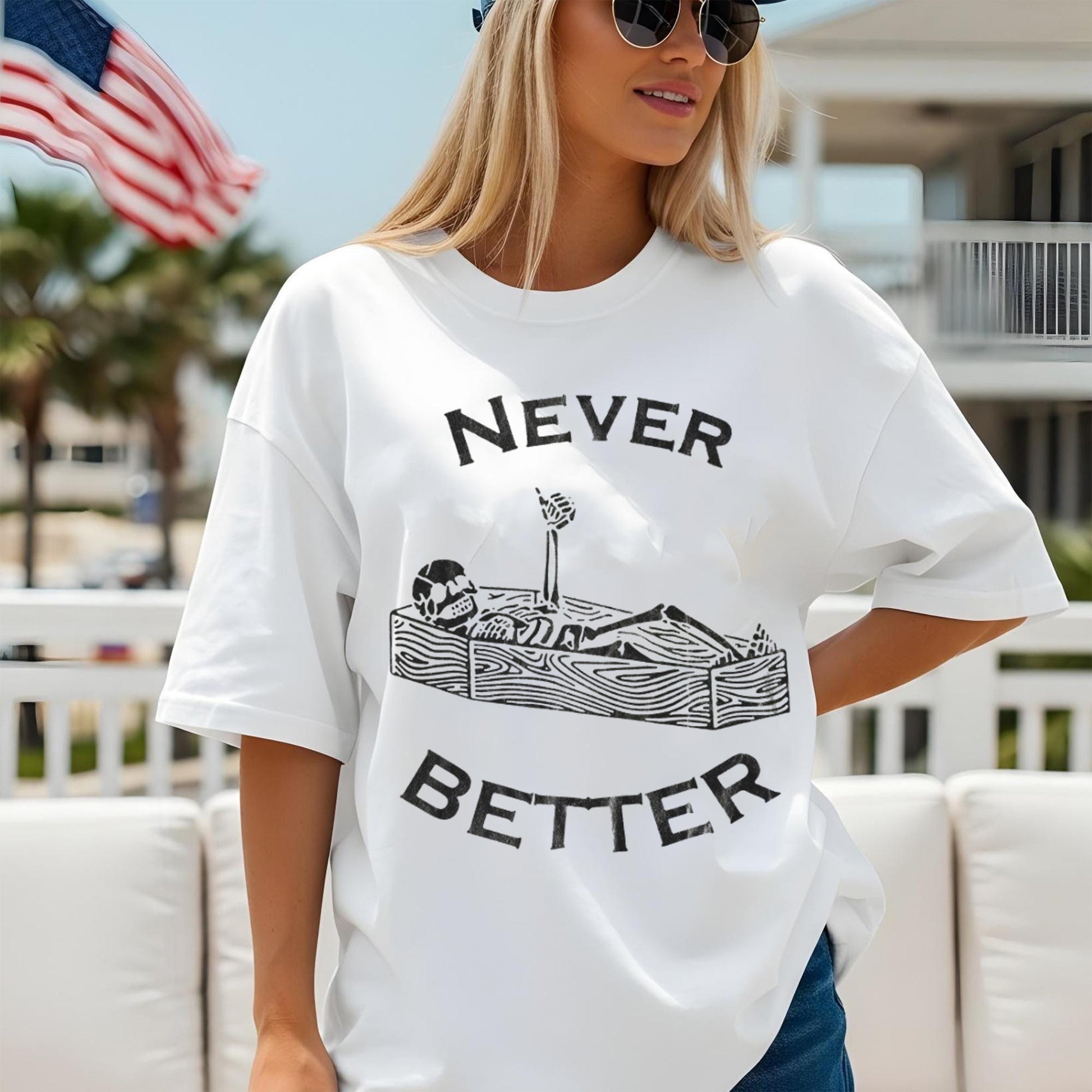 Retro Halloween T-shirt, Never Better Shirt, Vintage Halloween Tee Shirt, Witch Shirt, Retro Fall Shirt, Fall Shirt