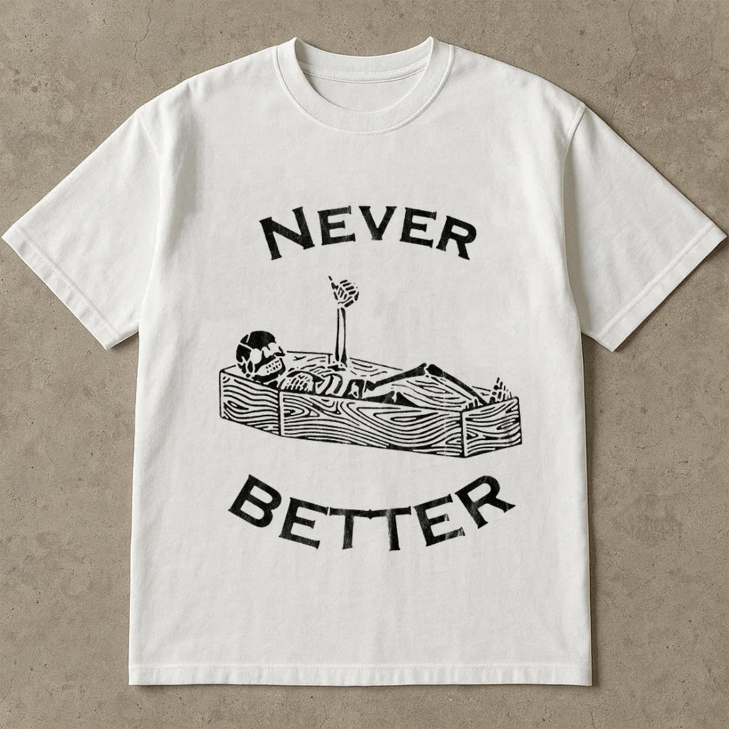 Retro Halloween T-shirt, Never Better Shirt, Vintage Halloween Tee Shirt, Witch Shirt, Retro Fall Shirt, Fall Shirt