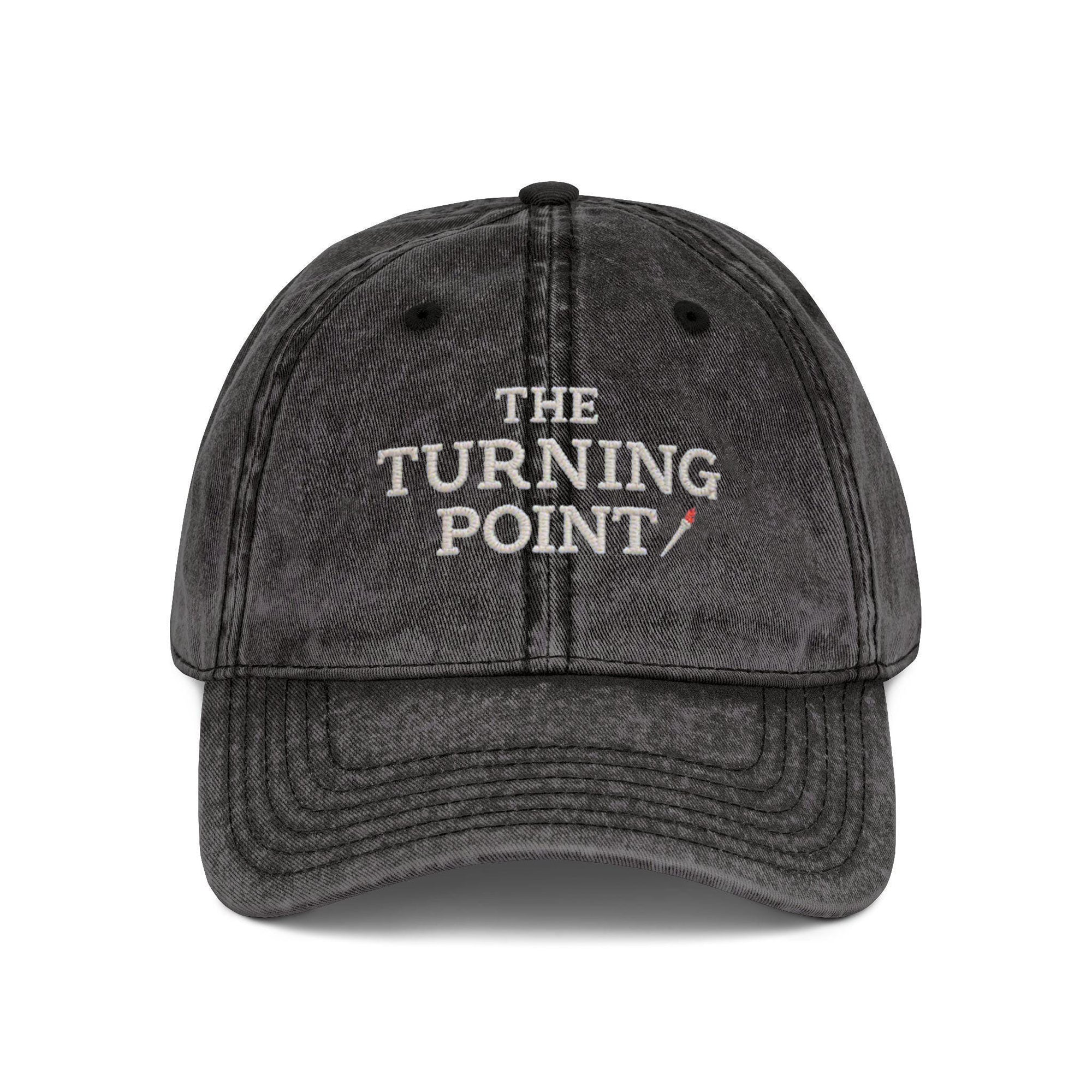 The Turning Point Embroidered Washed Cap, Charlie Kirk Washed Cap, Freedom Cap, Politics, Rest in Peace, Patriotic Hat, A True Patriot
