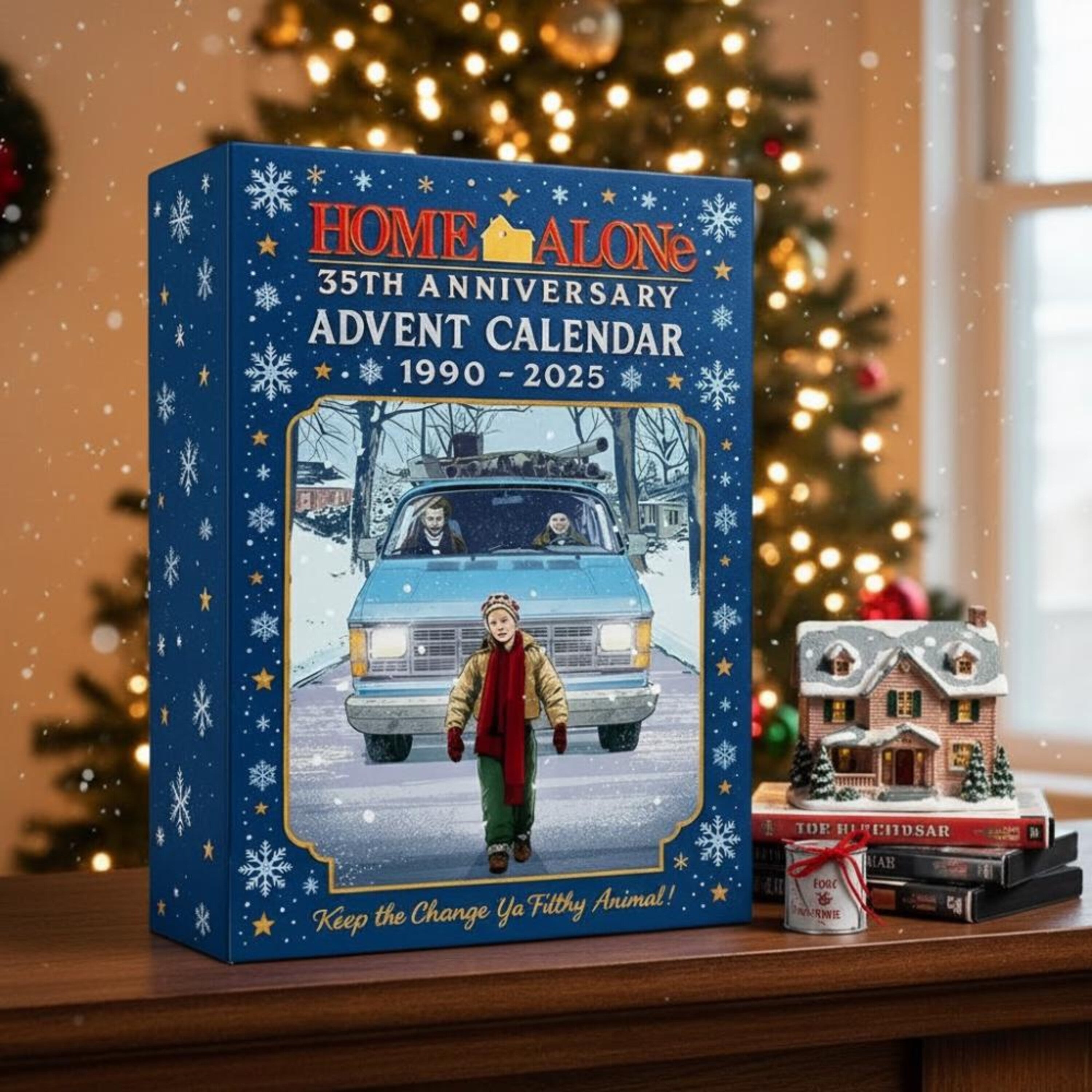 Home Alone Advent Calendar 2025, 35th Anniversary Mini Figures, Christmas Countdown Gift for Movie Fans & Collectors