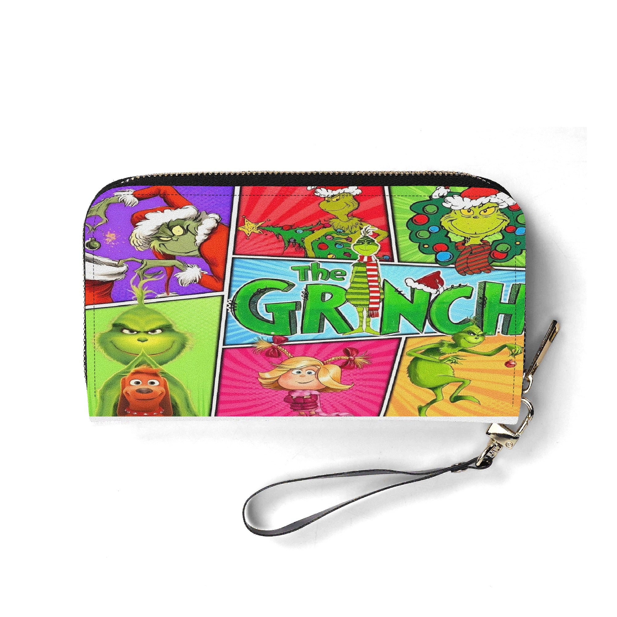 Christmas Cartoon Comic Tote Bag, Festive Holiday Handbag, Colorful Winter Purse, Xmas Party Gift