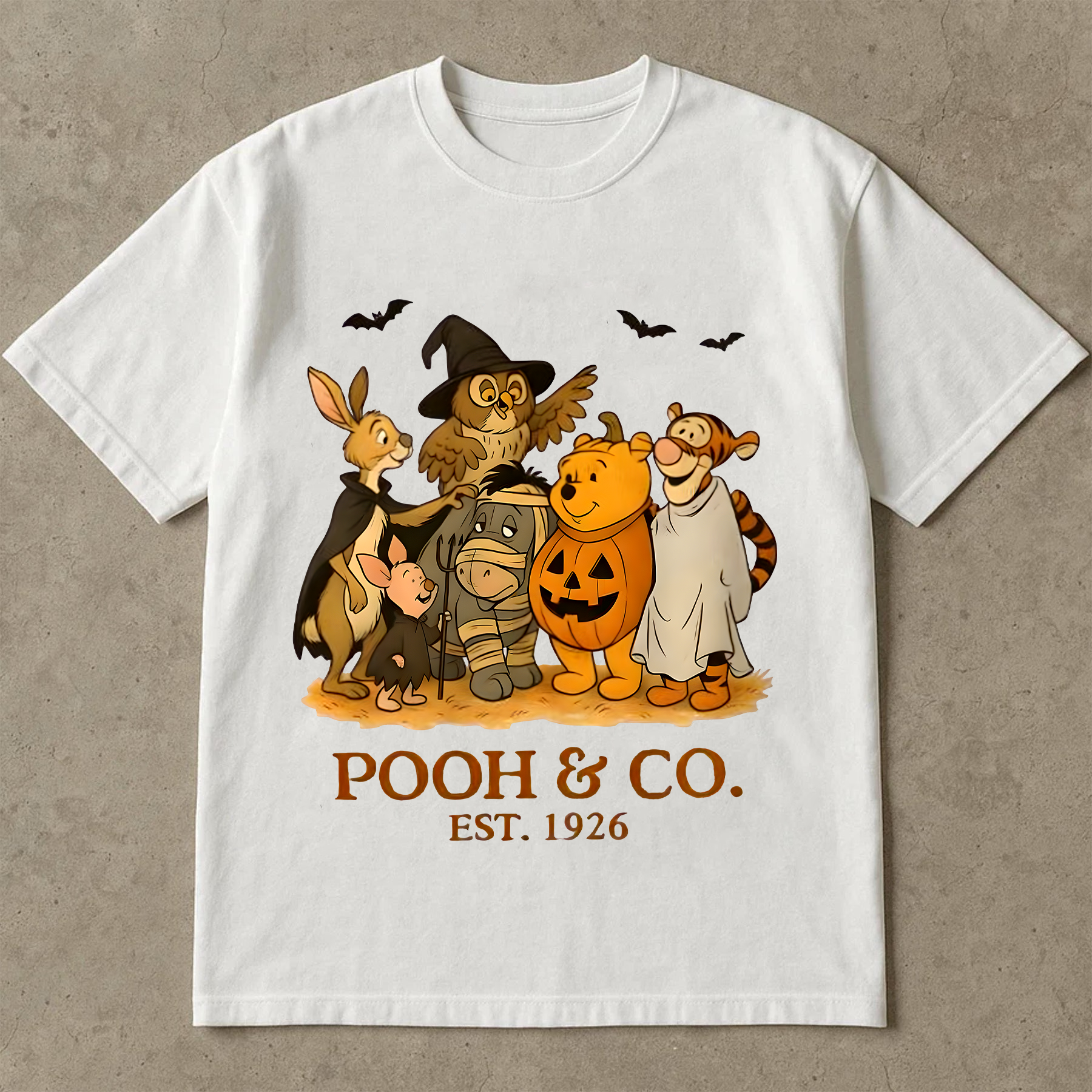 Cute Halloween Friends Shirt, Fall Cartoon Characters Tee, Spooky Season Group Costume T-Shirt, Family Matching Halloween Top