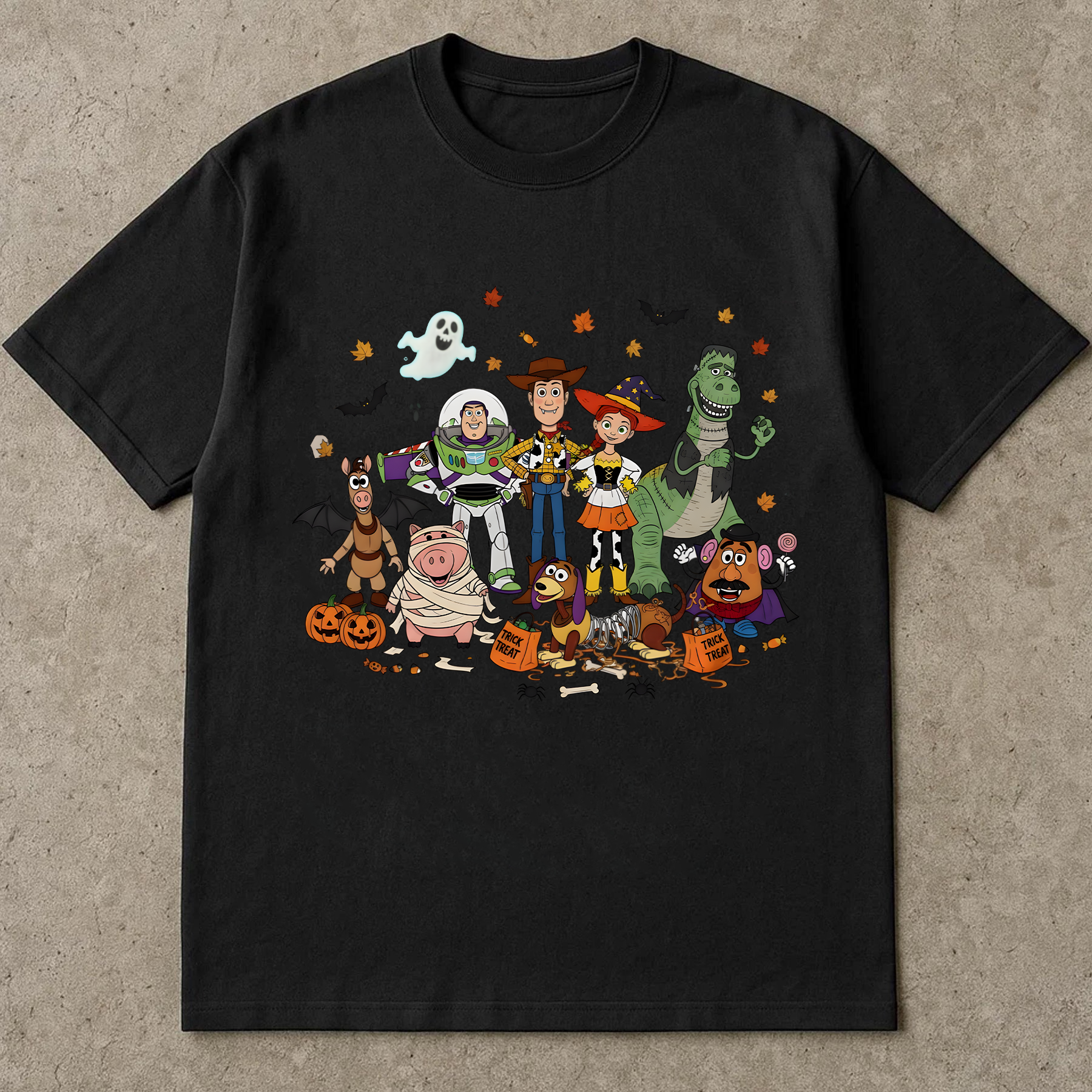 Retro Halloween Shirt, Spooky Ghost T-Shirt, Trick Or Treat Shirt, Fall Vibes Tee, Vintage Halloween Shirt, Unisex Halloween T-Shirt, Spooky Season Shirt