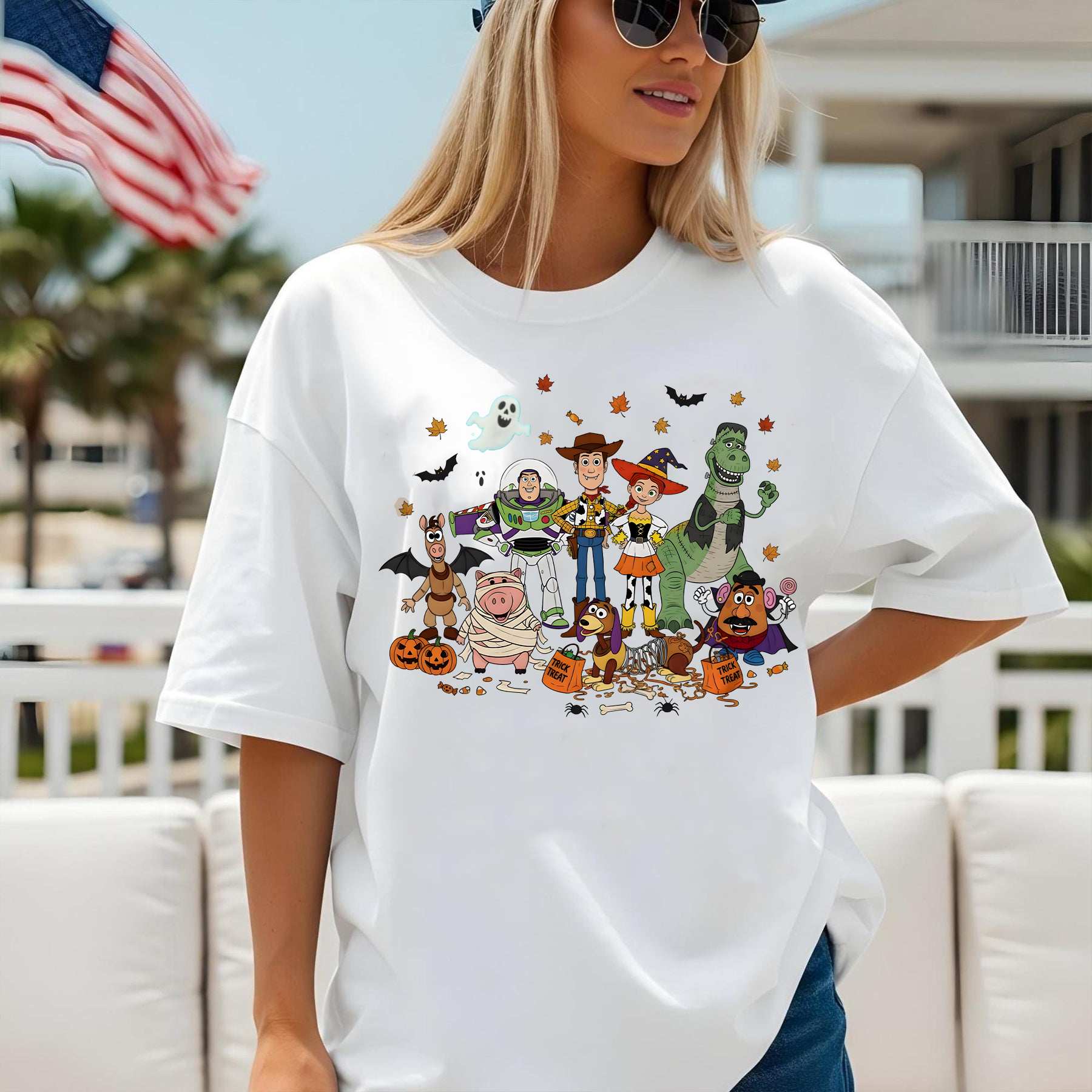 Retro Halloween Shirt, Spooky Ghost T-Shirt, Trick Or Treat Shirt, Fall Vibes Tee, Vintage Halloween Shirt, Unisex Halloween T-Shirt, Spooky Season Shirt