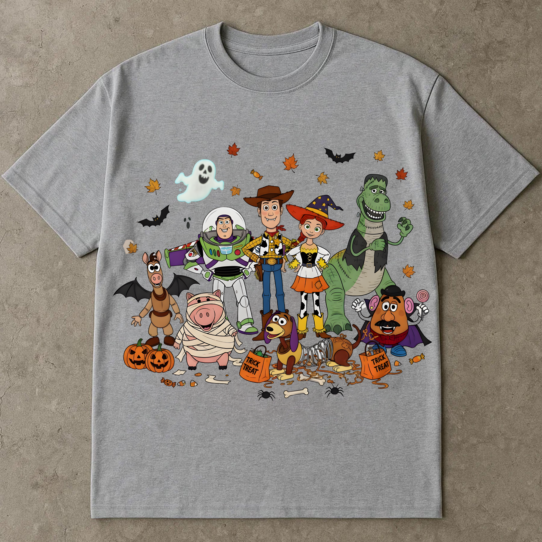 Retro Halloween Shirt, Spooky Ghost T-Shirt, Trick Or Treat Shirt, Fall Vibes Tee, Vintage Halloween Shirt, Unisex Halloween T-Shirt, Spooky Season Shirt