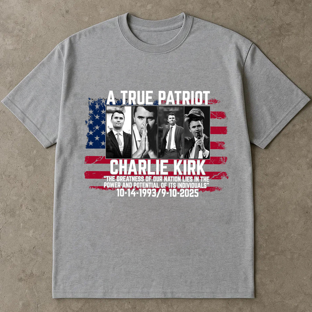 Charlie Kirk USA Flag Shirt, Patriot Conservative Quote Tee, Political Freedom America TShirt, Liberty Top