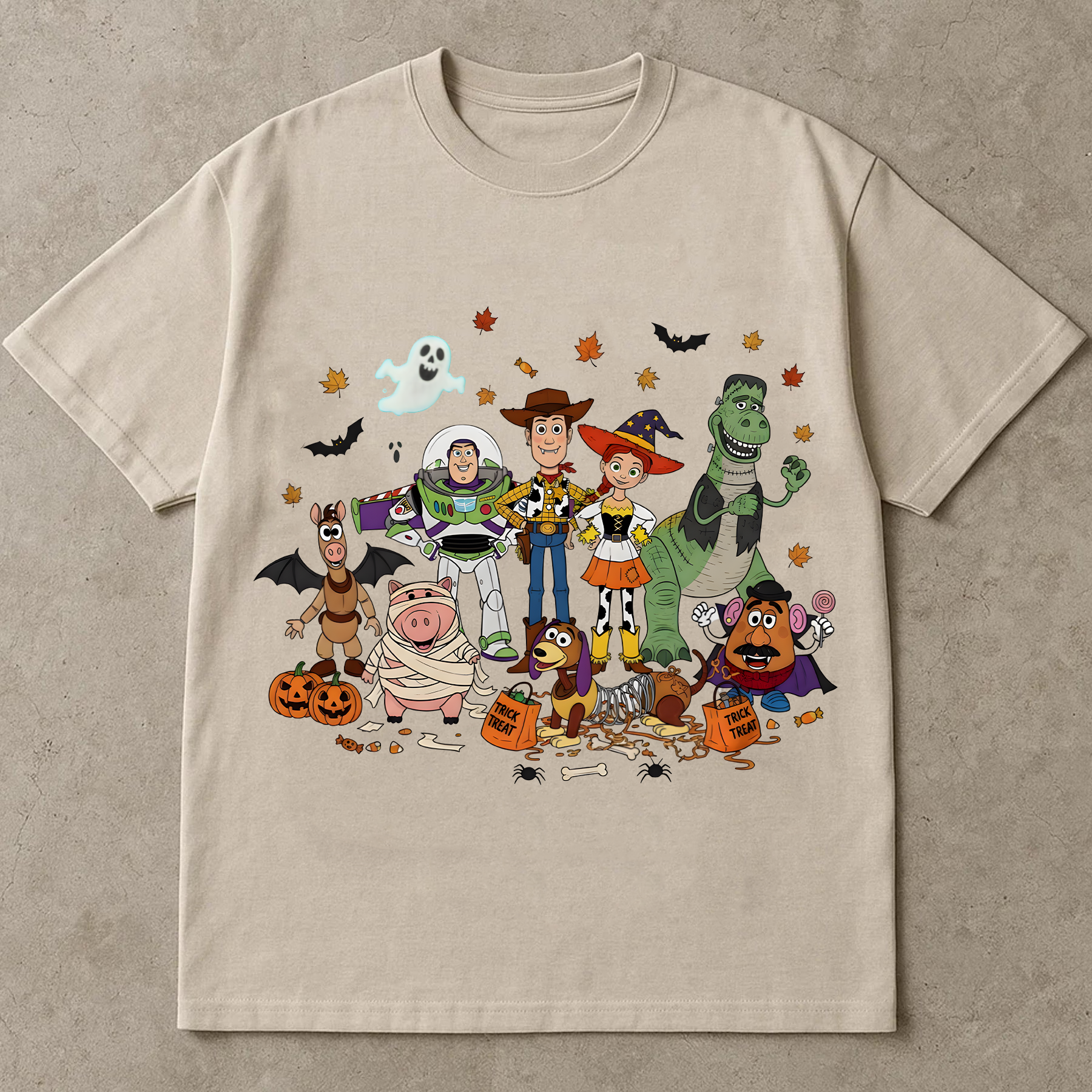 Retro Halloween Shirt, Spooky Ghost T-Shirt, Trick Or Treat Shirt, Fall Vibes Tee, Vintage Halloween Shirt, Unisex Halloween T-Shirt, Spooky Season Shirt