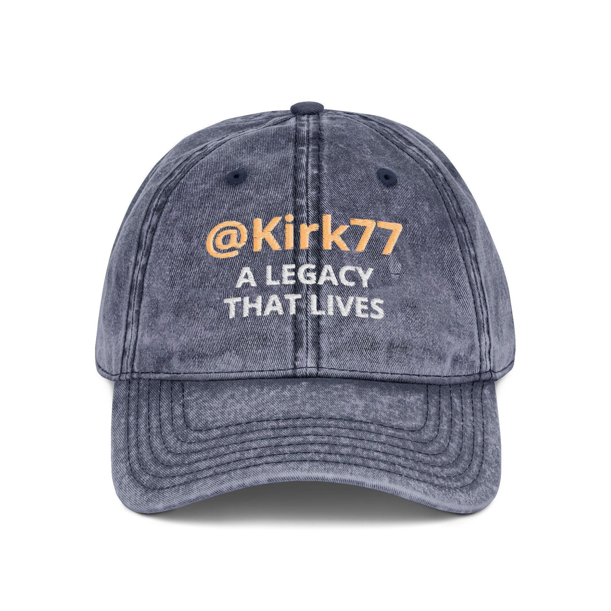 Embroidered @Kirk77 A Legacy That Lives Washed Cap, Charlie Kirk Washed Cap, Freedom Cap, Politics, Rest in Peace, Patriotic Hat