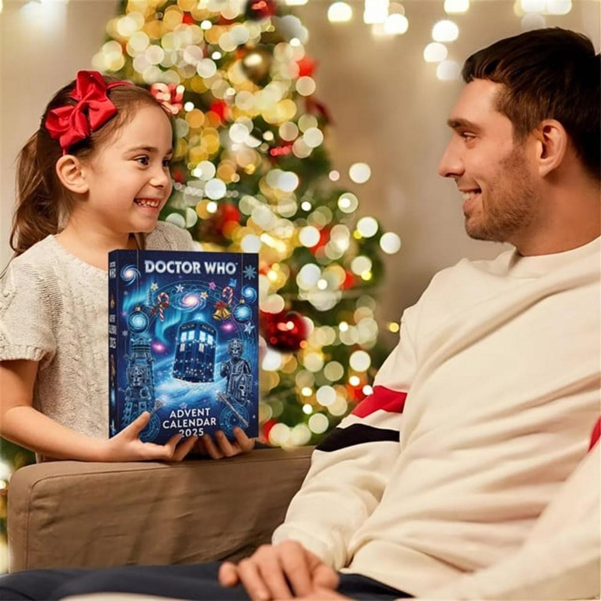 Doctor Who Advent Calendar 2025, Sci-Fi Mini Figures & Ornaments, 24 Day Christmas Countdown Gift for Fans