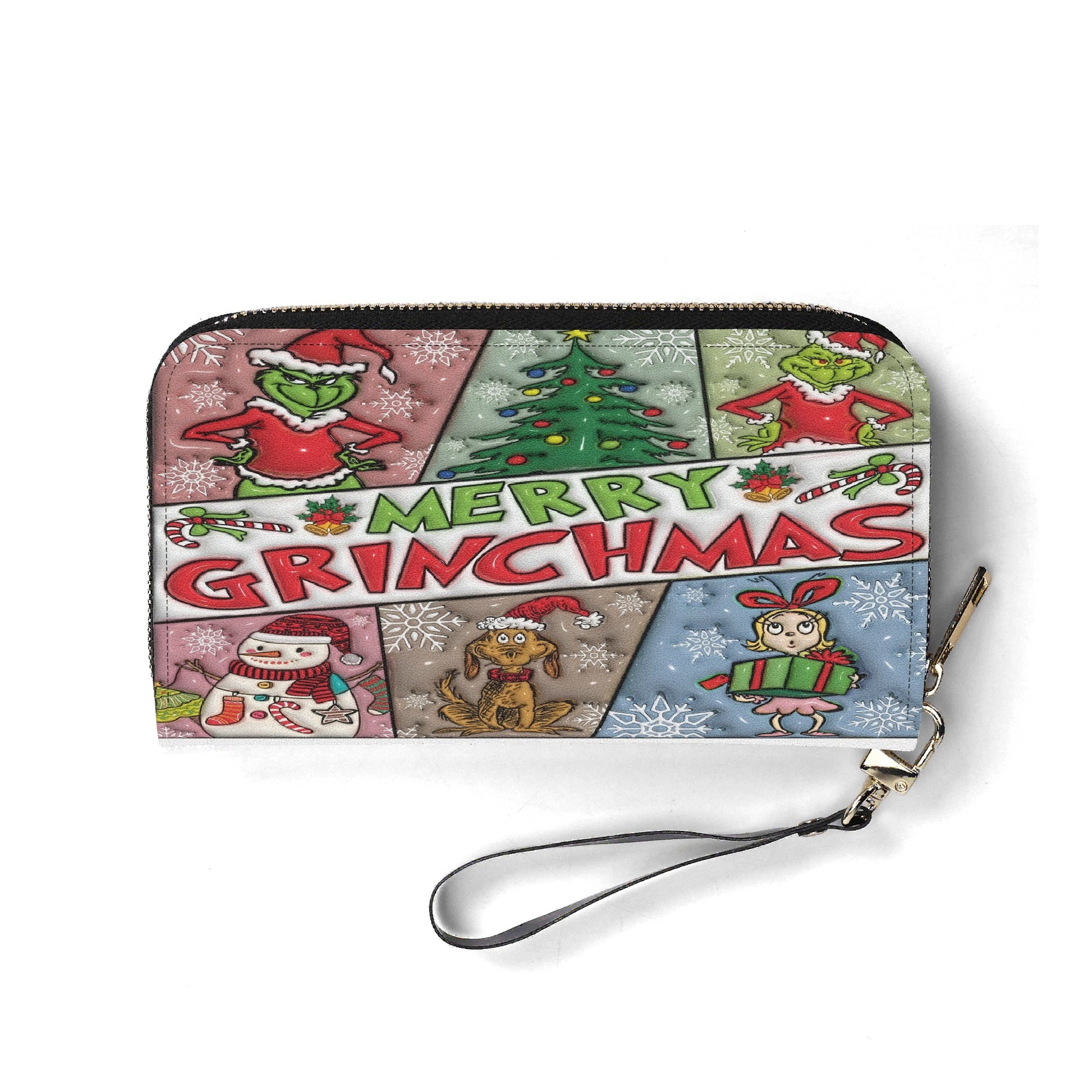 Festive Christmas Handbag, Winter Cartoon Tote Bag, Holiday Party Purse, Cute Xmas Gift Bag