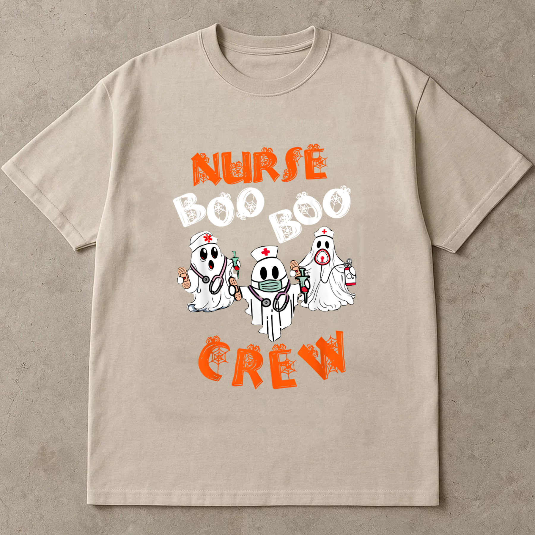 Nurse Boo Boo Crew Shirt, Funny Halloween Nurse Shirt, Ghost Nurse Costume Tee, RN Medical Staff Halloween Group Outfit