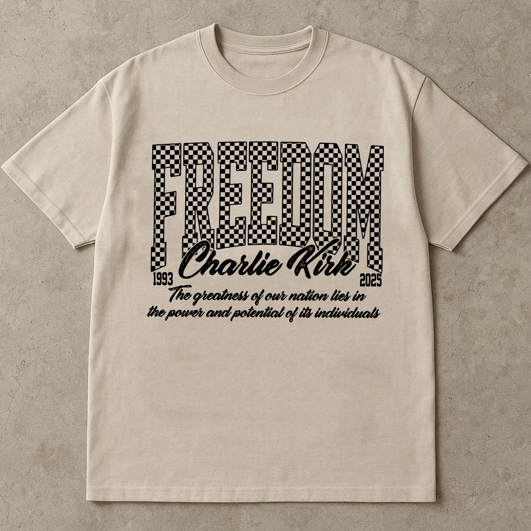 Charlie Kirk Autograph Shirt, Conservative Patriot Tee, Political Freedom TShirt, America Liberty Quote Top
