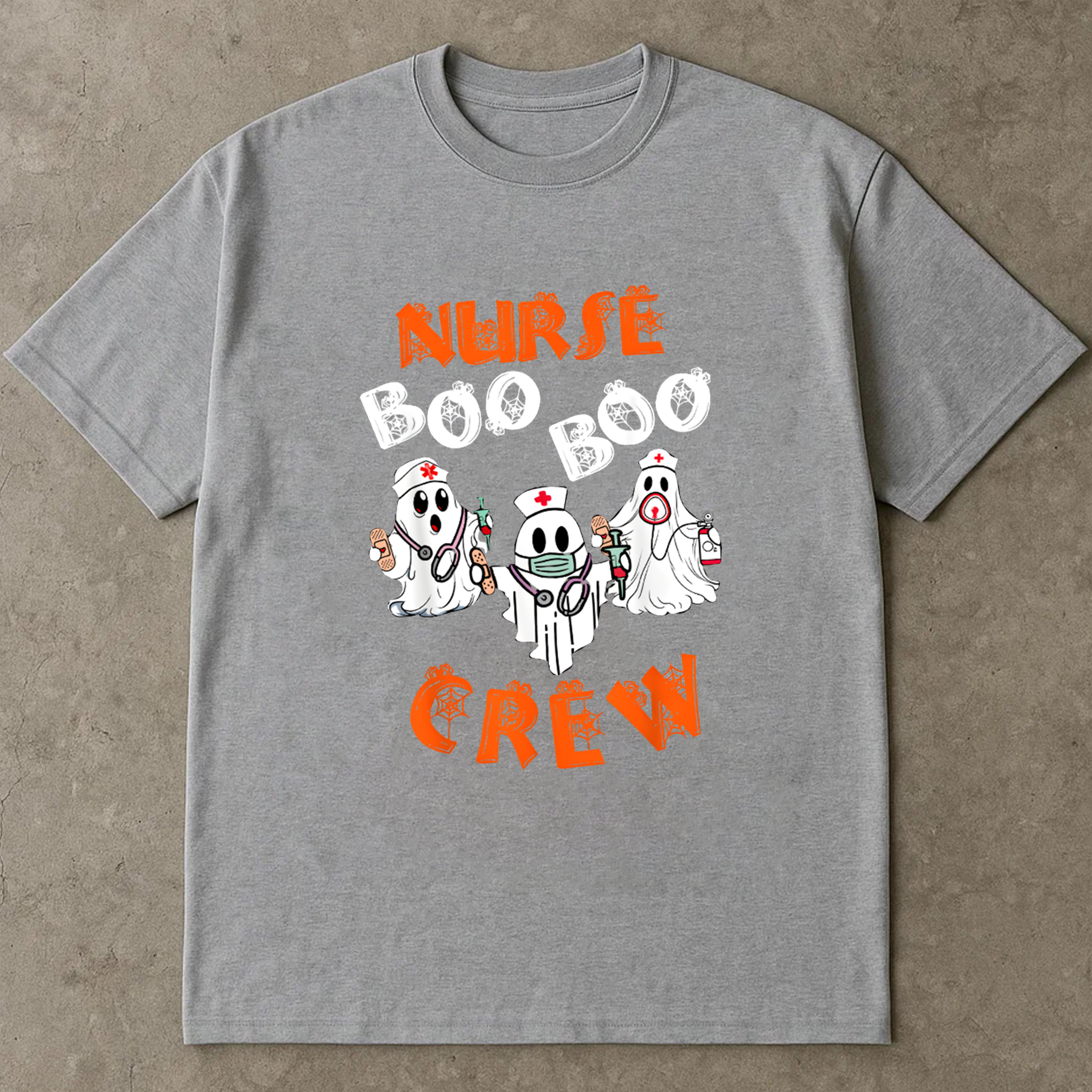 Nurse Boo Boo Crew Shirt, Funny Halloween Nurse Shirt, Ghost Nurse Costume Tee, RN Medical Staff Halloween Group Outfit