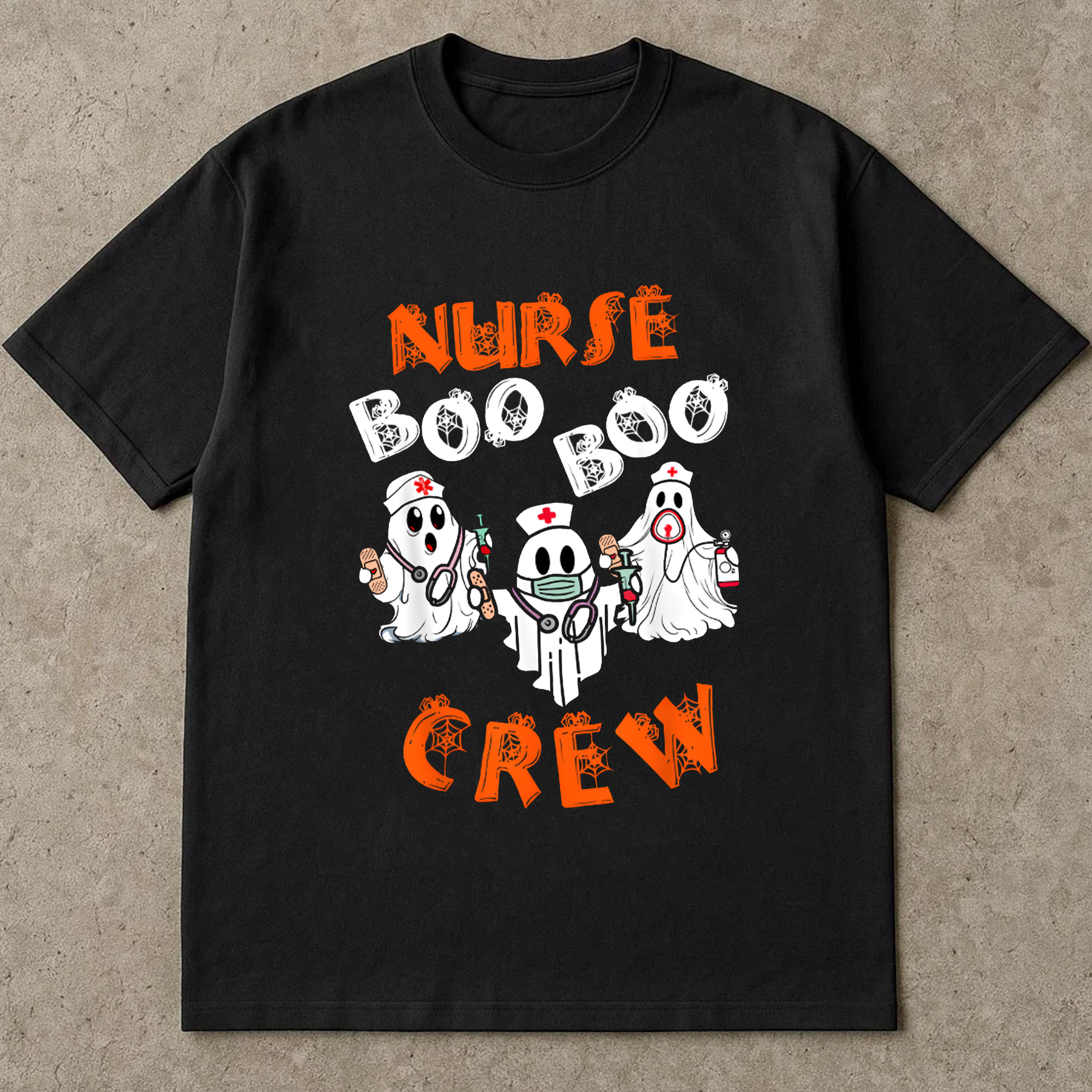 Nurse Boo Boo Crew Shirt, Funny Halloween Nurse Shirt, Ghost Nurse Costume Tee, RN Medical Staff Halloween Group Outfit