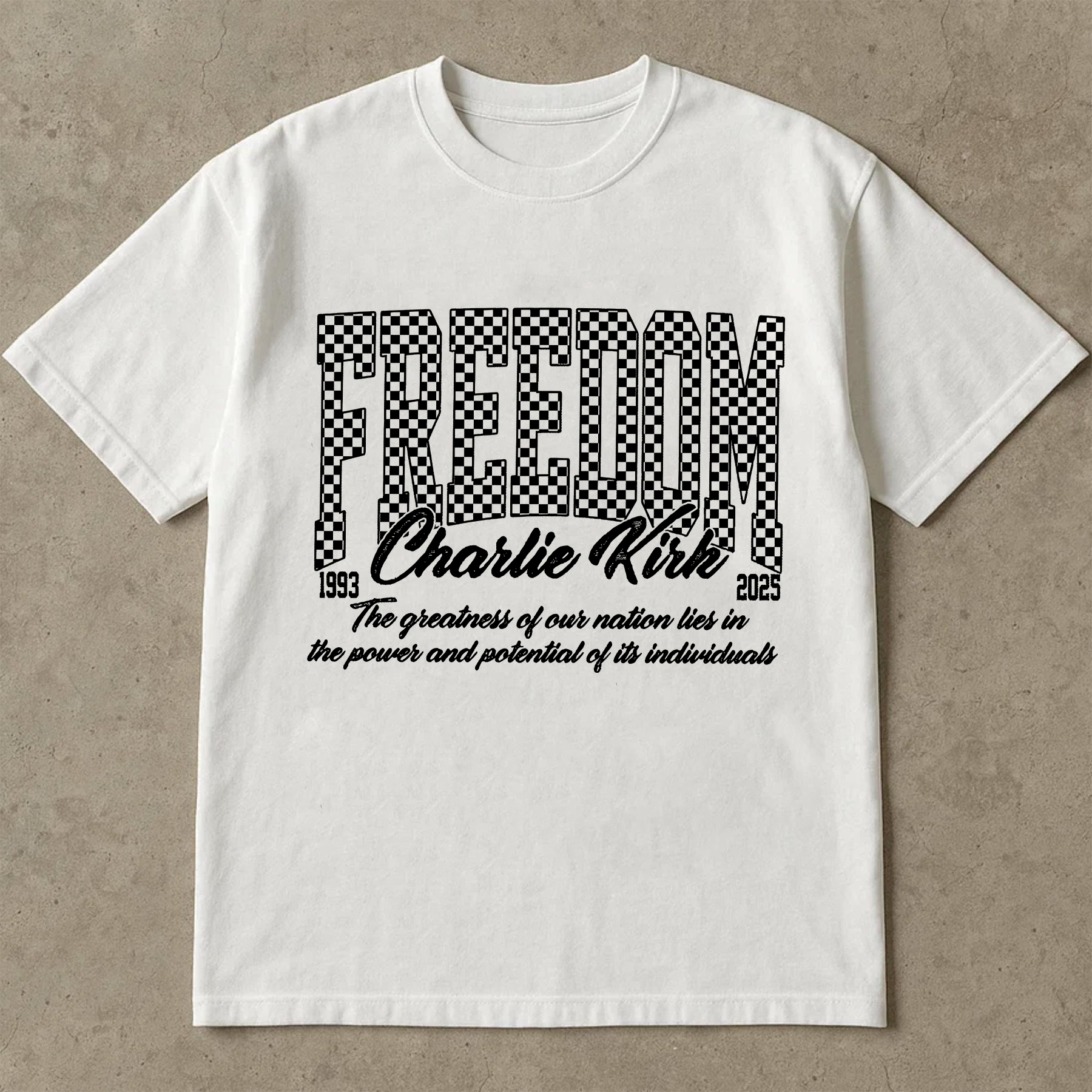 Charlie Kirk Autograph Shirt, Conservative Patriot Tee, Political Freedom TShirt, America Liberty Quote Top