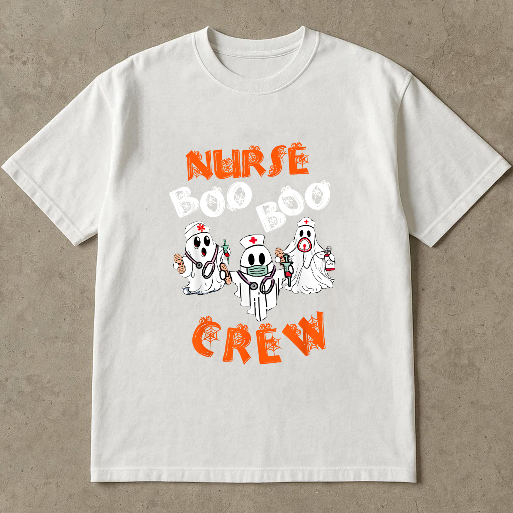 Nurse Boo Boo Crew Shirt, Funny Halloween Nurse Shirt, Ghost Nurse Costume Tee, RN Medical Staff Halloween Group Outfit