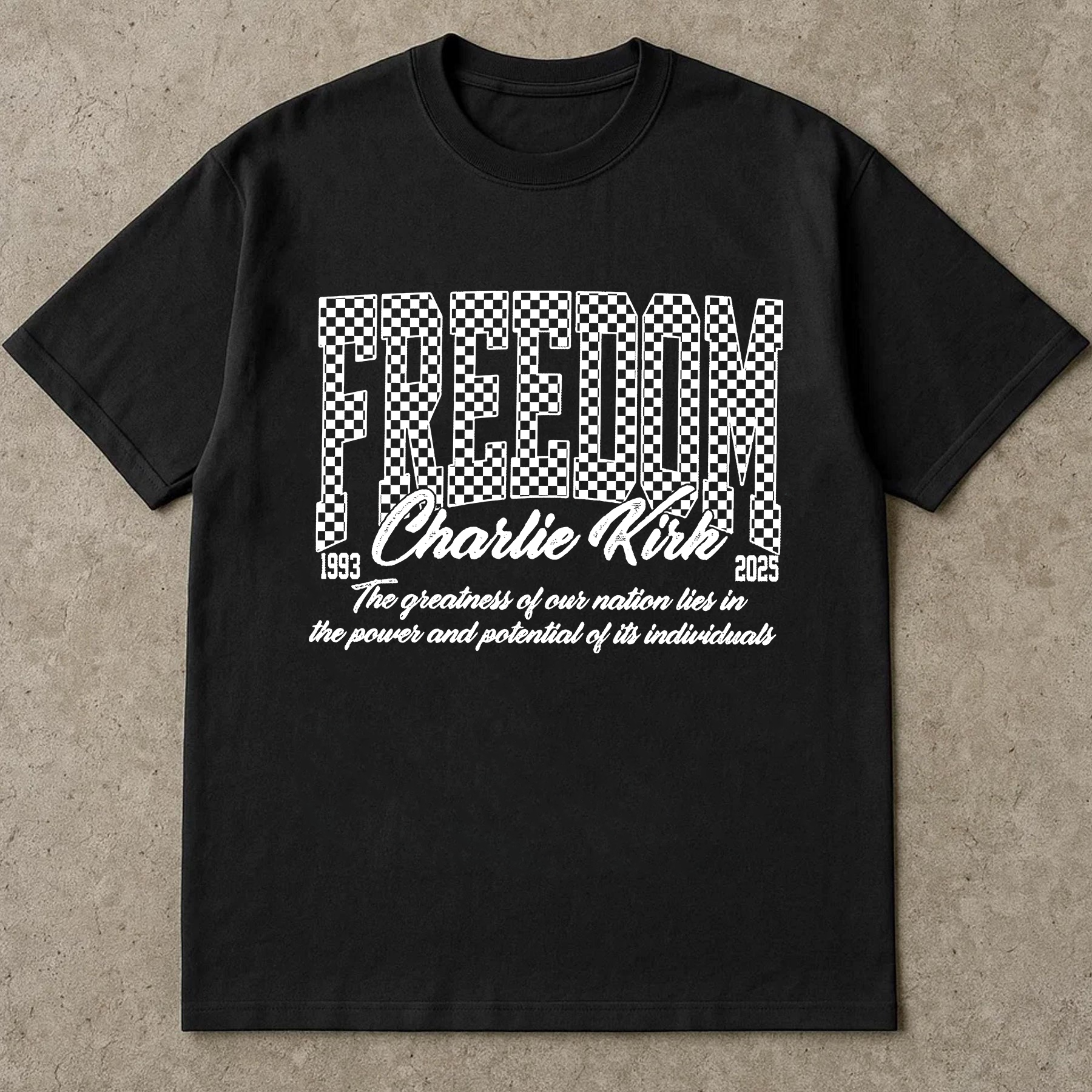 Charlie Kirk Autograph Shirt, Conservative Patriot Tee, Political Freedom TShirt, America Liberty Quote Top