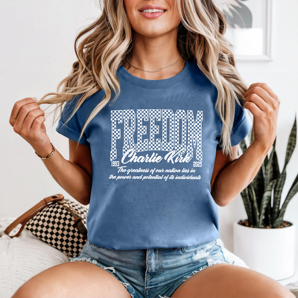 Charlie Kirk Autograph Shirt, Conservative Patriot Tee, Political Freedom TShirt, America Liberty Quote Top