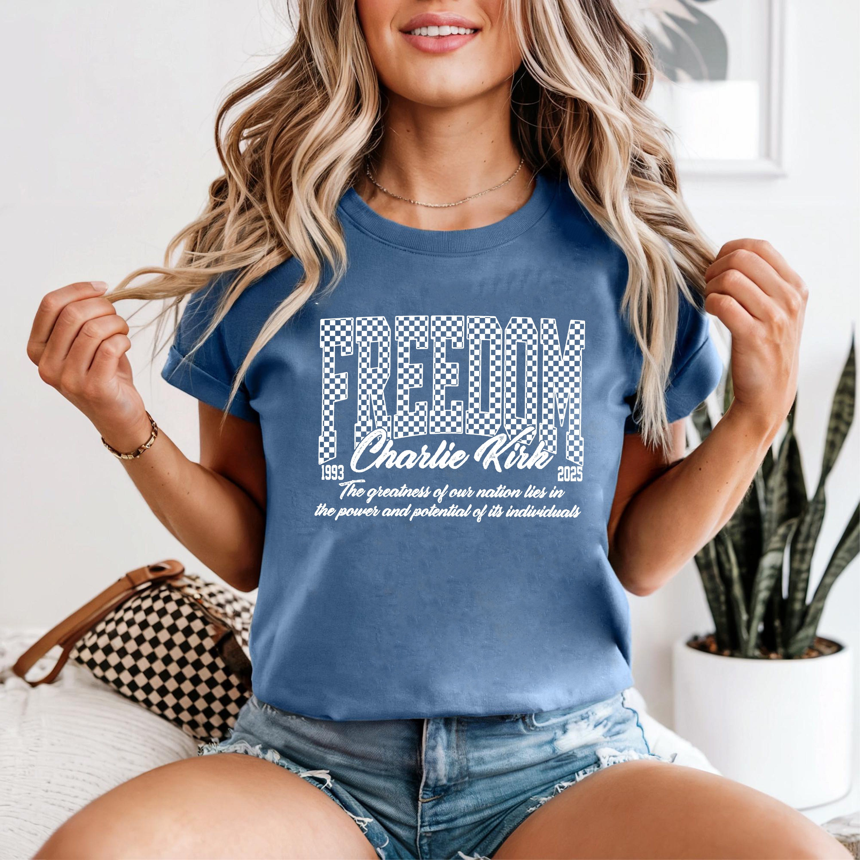 Charlie Kirk Autograph Shirt, Conservative Patriot Tee, Political Freedom TShirt, America Liberty Quote Top