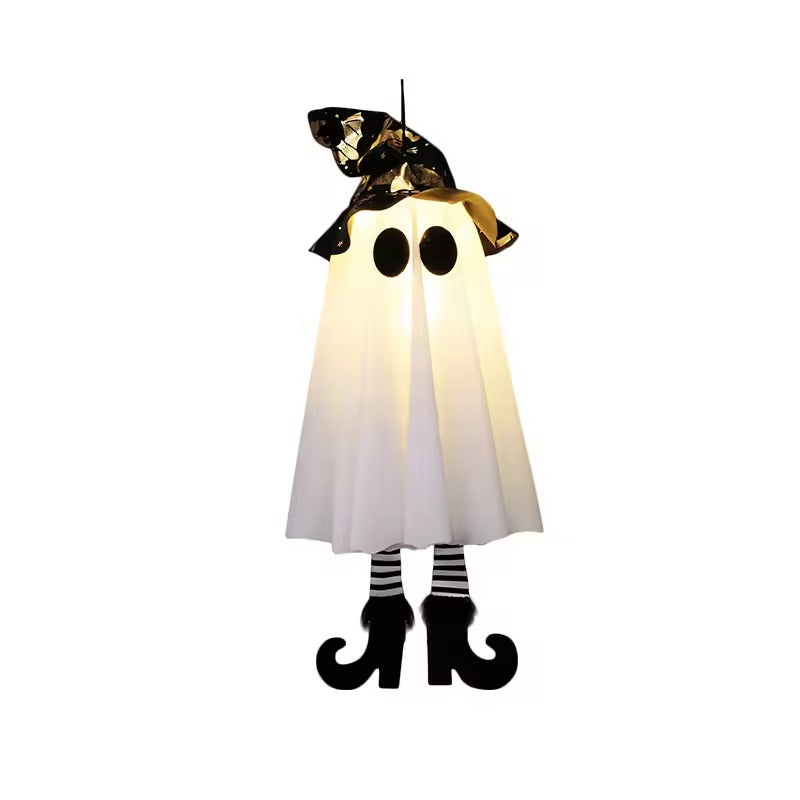 Halloween Home Decor, 1/2/3pcs Halloween LED Light Up Witch Ghost for Halloween Party Home Indoor Outdoor Yard Decoration Scary Hanging Ornaments Gift