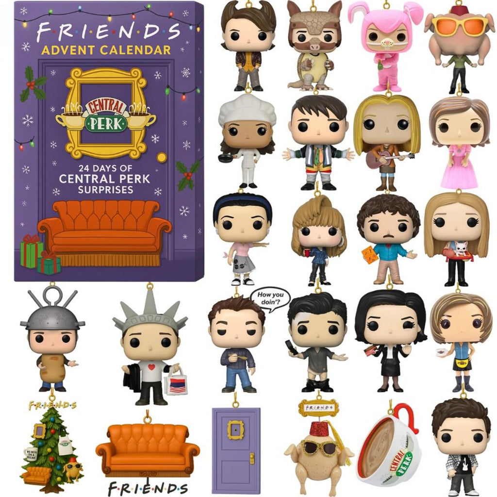Friends Advent Calendar 2025, Central Perk Mini Figures, 24 Day Christmas Countdown Gift for TV Show Fans