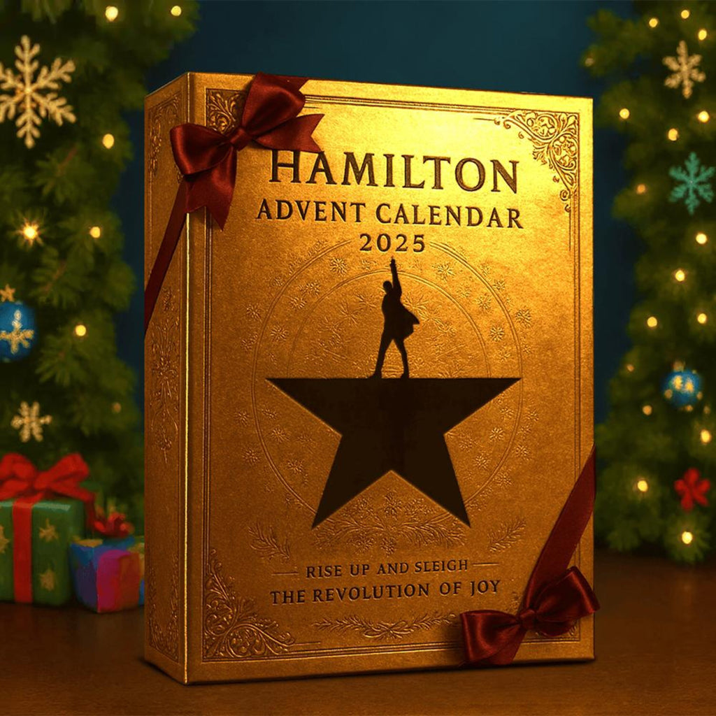 Hamilton Advent Calendar 2025, Musical Collectible Figures, Broadway Gift Set, 24 Mini Characters, Christmas Countdown Box