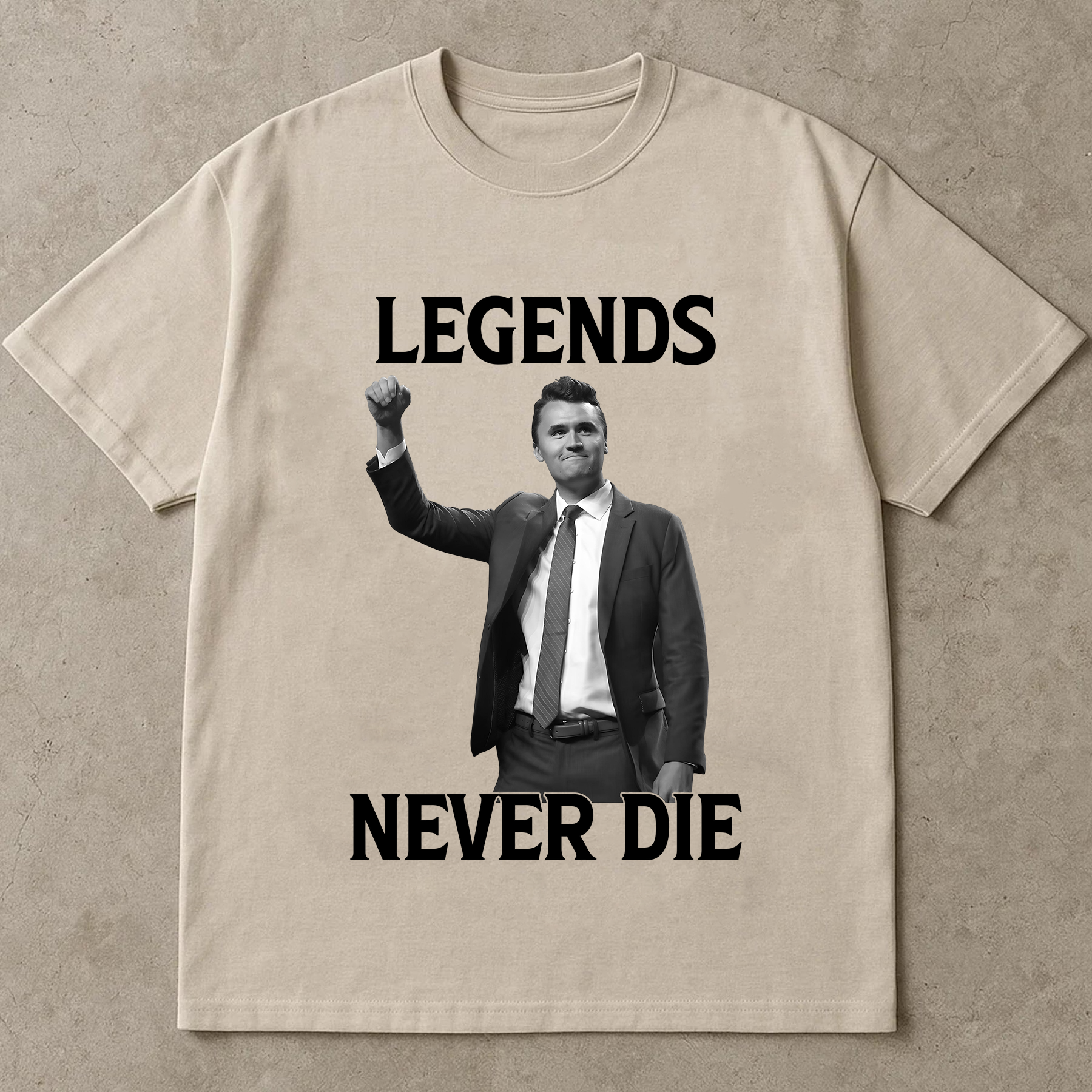Legends Never Die Charlie Kirk Shirt, Patriot Conservative Memorial Tee, America Freedom Political TShirt