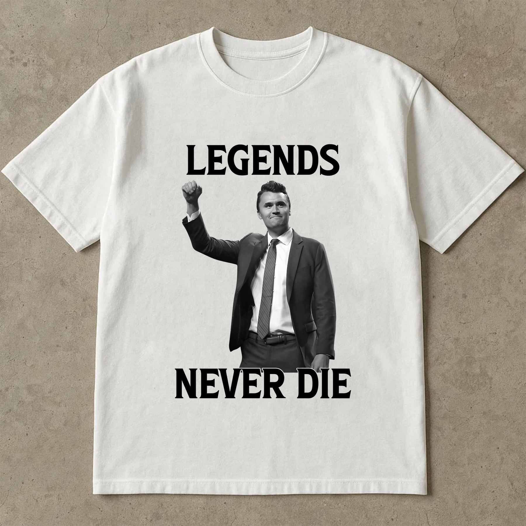 Legends Never Die Charlie Kirk Shirt, Patriot Conservative Memorial Tee, America Freedom Political TShirt