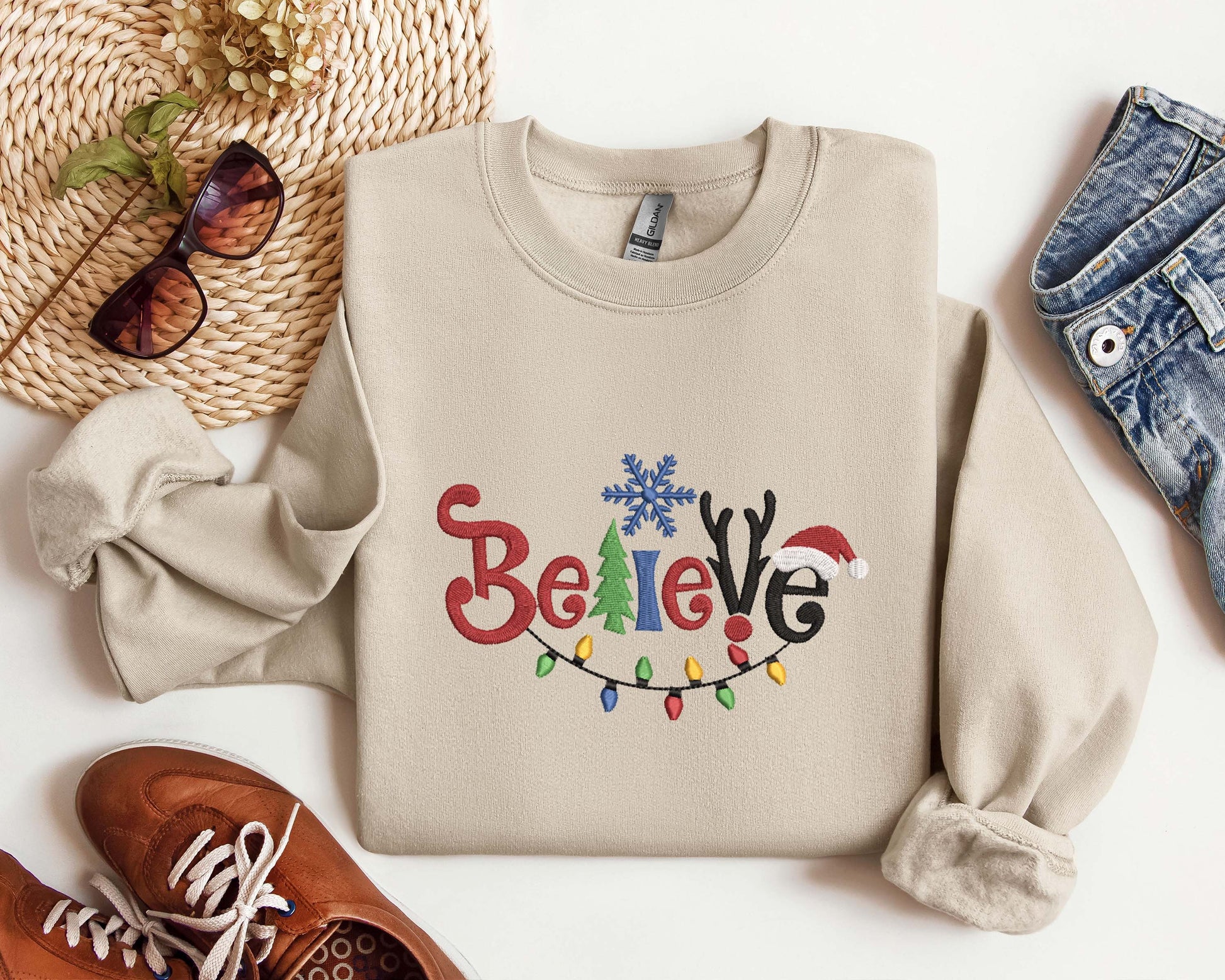 Embroidered Nutcracker Sweatshirt ,Embroidered, Christmas Sweatshirt, Christmas Nutcracker Shirt, Christmas Tee, Christmas, Christmas Gift EBAC65